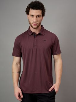 Dida - Stylish Men's Brown Polo Collar Half Sleeve Cotton Polo T-Shirt