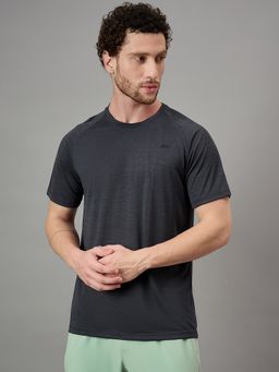 Dida - Men'S Charcoal Comfortable Half Sleeve Daily Wear T-Shirt