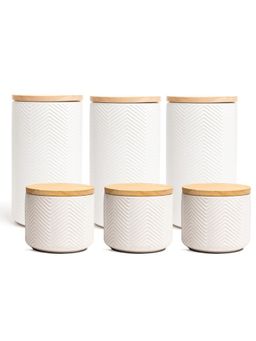 Anko - Black Jars- Set of 4