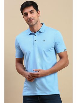Classic Polo - Men Blue Solid Polo T-Shirt