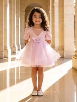 Fayon Kids - Lilac Butterfly Bloom Party Dress