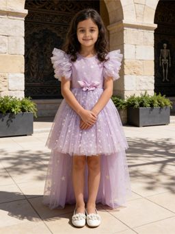 Fayon Kids - Lilac Star Net Dress