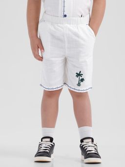 Kate & Oscar - Boys Shorts with Embroidery and Decorative Stitch