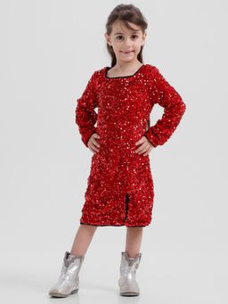 Kate & Oscar - Girls All Over Sequins Fit Dress