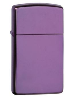 Zippo - Slim High Polish Purple Windproof Pocket Lighter