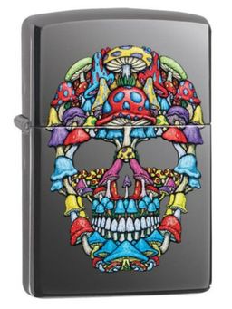 Zippo - Skull Design Windproof Pocket Lighter