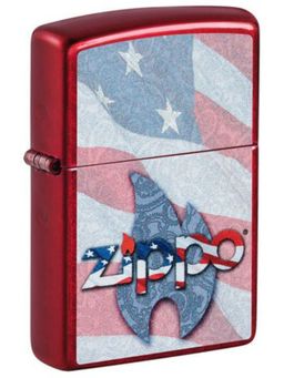 Zippo - Flag Design Windproof Pocket Lighter