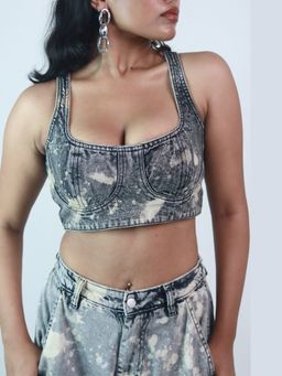 Chapter 2 - Light Wash Grey Crop Top