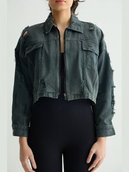 Chapter 2 - Olive Cropped Jacket
