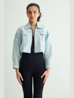 Chapter 2 - Light Blue Cropped Jacket