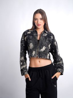 Chapter 2 - Black Hypo Denim Cropped Jacket