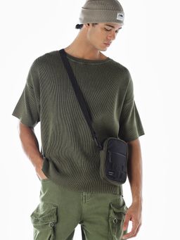 Jack & Jones - Men Green Cotton T-Shirt