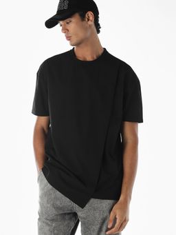 Jack & Jones - Men Black Polyester T-Shirt