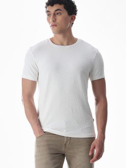 Jack & Jones - Men White Polyester T-Shirt