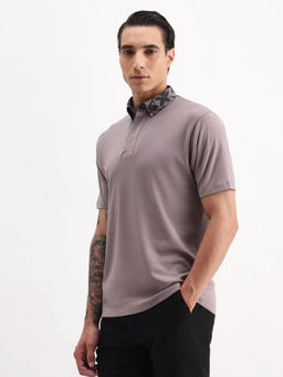 Rare Rabbit - Men Pink Cotton Blend Polo T-Shirt