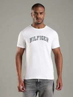 Tommy Hilfiger - Men White Cotton T-Shirt