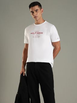 Tommy Hilfiger - Men White Cotton T-Shirt