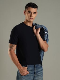 Tommy Hilfiger - Men Black Cotton T-Shirt