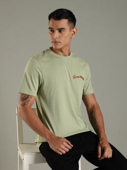 Tommy Hilfiger - Men Green Cotton T-Shirt