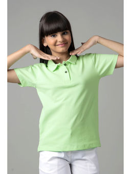 NEOFAA - Exclusive Seafoam Green Polo T-Shirt for Girls