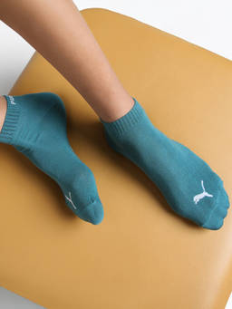 Puma - Unisex Quarter Plain Multi-Color Socks (Pack of 6)