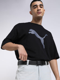 Puma - Unisex Knit Solid Black Belt