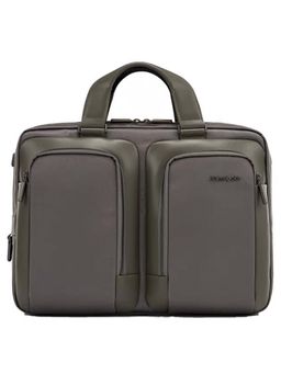 Samsonite - HOLBORN Solid Polyester Laptop Bag With Detachable Strap - Grey (L)
