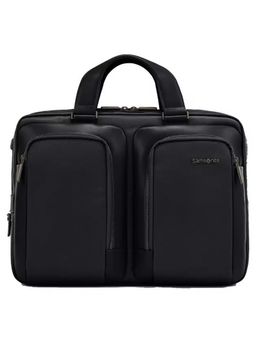 Samsonite - HOLBORN Solid Polyester Laptop Bag With Detachable Strap - Black (L)