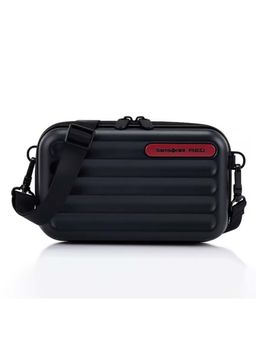 Samsonite - TOIIS C Stripes Polycarbonate Sling Bag With Detachable Strap - Black (XS)