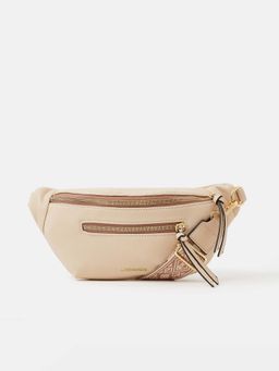 Accessorize London - Women's Cream Crossbody Sling Bag