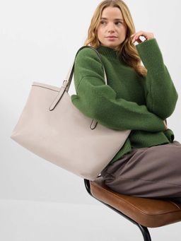 Accessorize London - Women's Pink Buckle Tote Bag