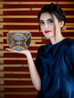 Odette - Multi-Color Embroidered Clutches