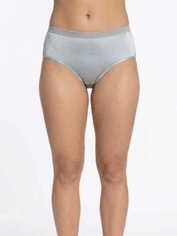 Chelvet - Lace Detail Mid-Rise Briefs Teal