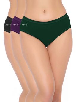 FREECULTR - Cotton Hipster For Womens Multi-Color (Pack of 3)