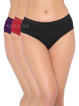 FREECULTR - Cotton Hipster For Womens Multi-Color (Pack of 3)