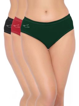 FREECULTR - Cotton Hipster For Womens Multi-Color (Pack of 3)