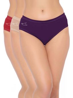 FREECULTR - Cotton Hipster For Womens Multi-Color (Pack of 3)