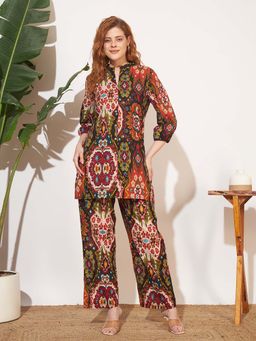 SEPHANI - Women Cotton Co-Ord Set Multi-Color (Set of 2)
