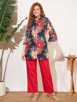 SEPHANI - Women Cotton Co-Ord Set Multi-Color (Set of 2)