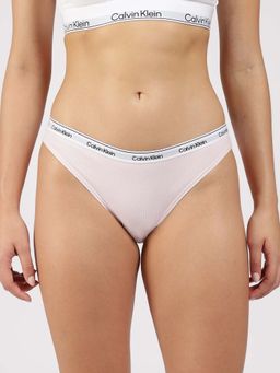 Calvin Klein - Pink Solid Low Rise Bikini-Brief