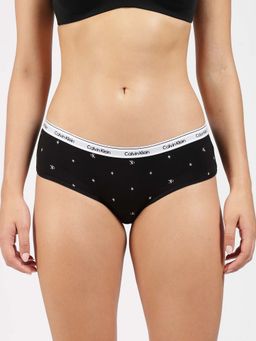 Calvin Klein - Black Logo Mid Rise Bikini-Brief