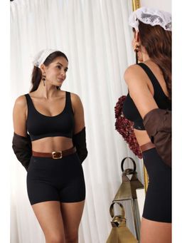 Krvvy - Seamless High Waist Shaper Short For Women Black