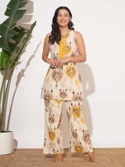 SEPHANI - Women Cotton Co-Ord Set Multi-Color