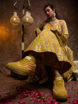 Bacca Bucci - Women RANGREZA ETHNIC Sneakers Haldi Yellow