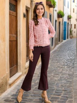 Freehand - Women Regular Fit Textured Shirt