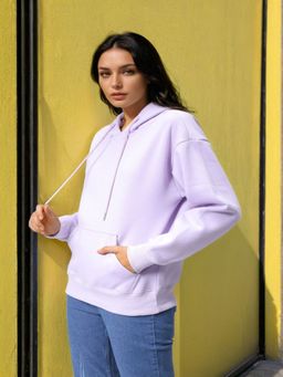 Freehand - Womens Lavender Graphic Hoodie