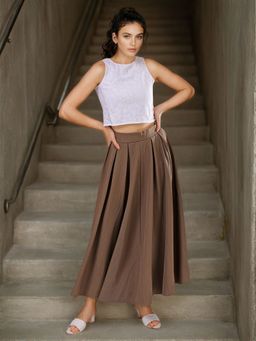 Freehand - Women White Regular Fit Lace Round Neck Top