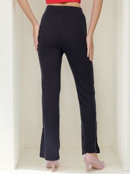 Freehand - Women Light Pink Solid Mid-Rise Trouser