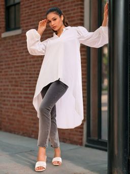 Freehand - Women White Solid Top