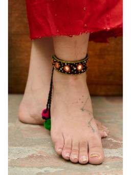 Ziddi - Black Zoya Anklet